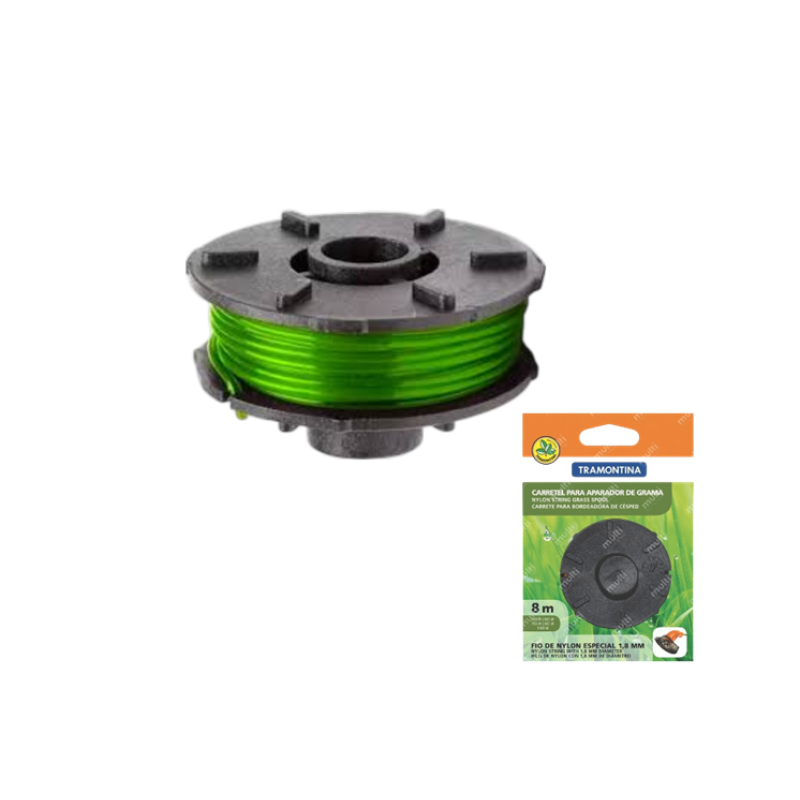 Carrete para Bordeadora 1.8mm x 8m TRA 78799