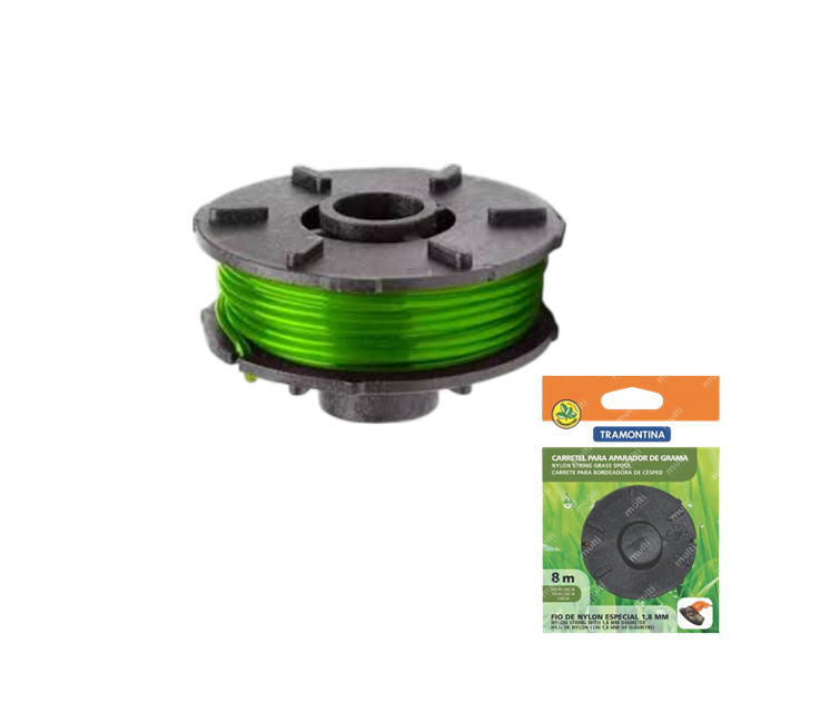 Carrete para Bordeadora 1--8mm x 8m TRA 78799