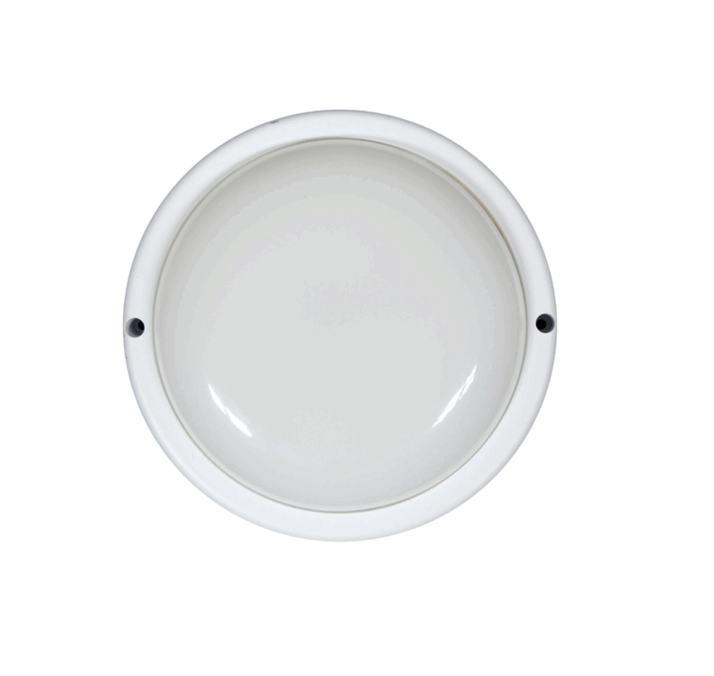 Tortuga Redonda (Plastico - Vidrio) Blanca M1903