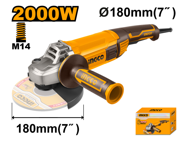 AMOLADORA 7" 2000W INGCO AG200018 NG162