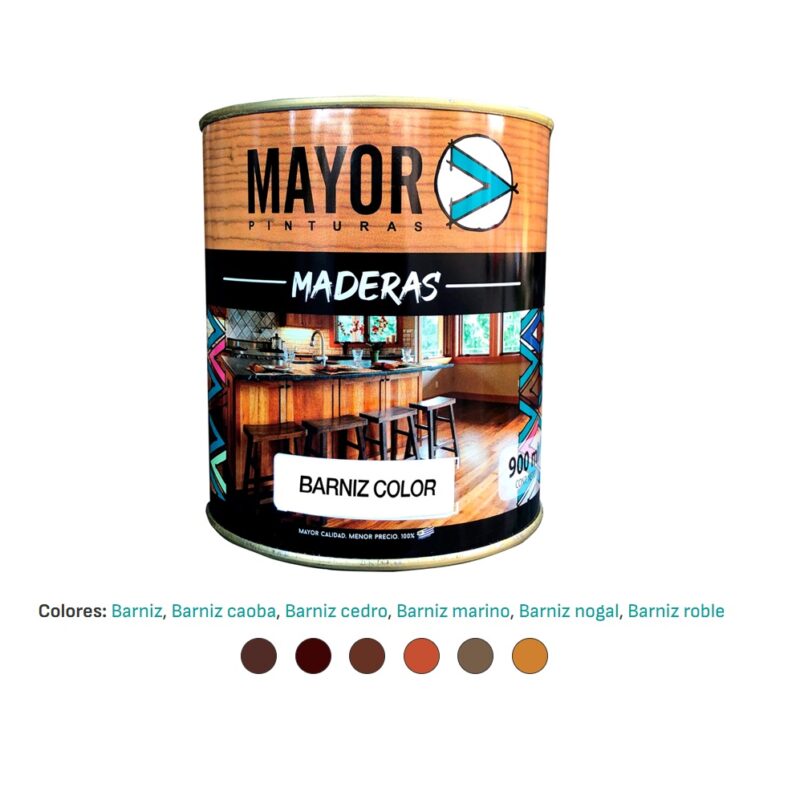 Barniz CAOBA-- 225ml ** MAYOR **