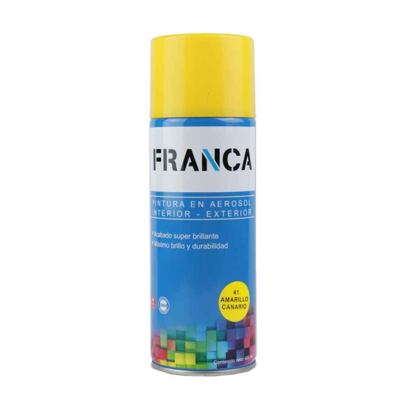 Aerosol FRANCA Amarillo Canario 400ml F41