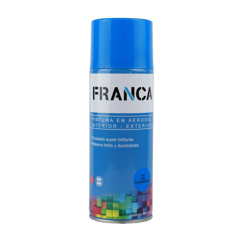 Aerosol FRANCA Azul FLUORESENTE 400ml F1004
