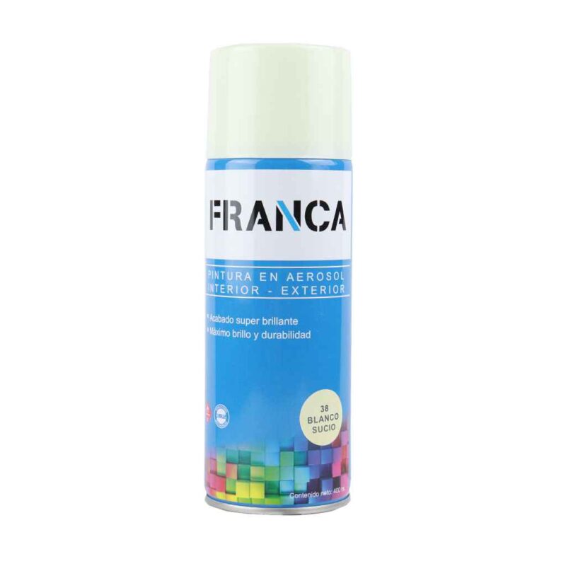 Aerosol FRANCA Blanco Sucio 400ml F38