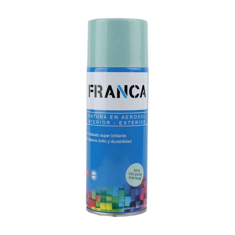 Aerosol FRANCA Verde Celeste Vintage 400ml F2514