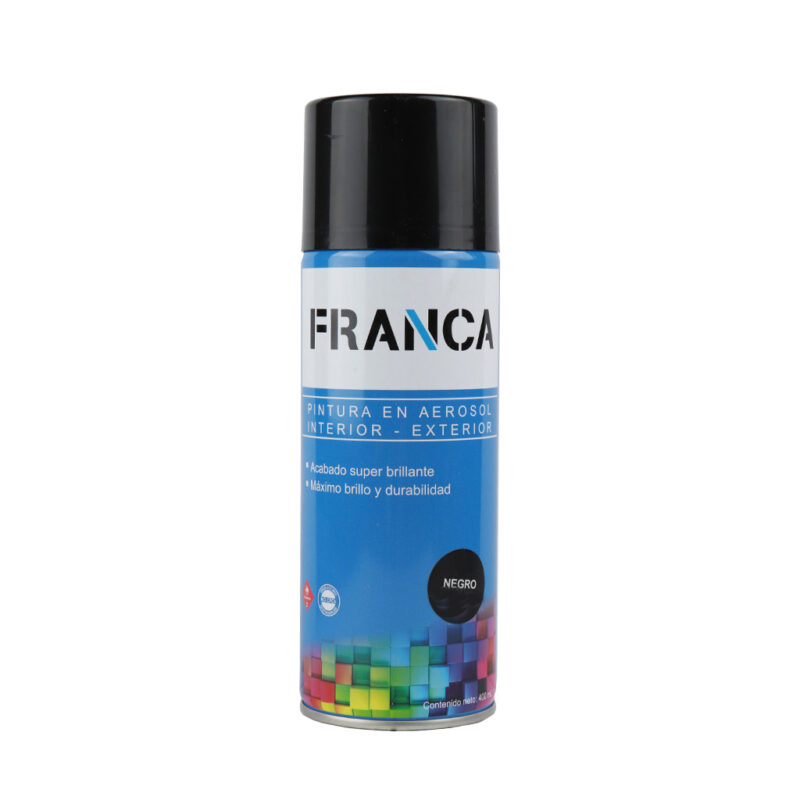 Aerosol FRANCA Negro MATE 400ml F4