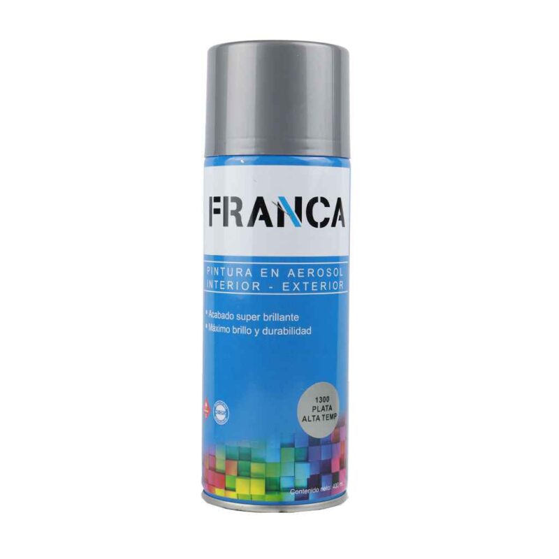 Aerosol FRANCA Plata ALTA TEMPERATURA 400ml F1300