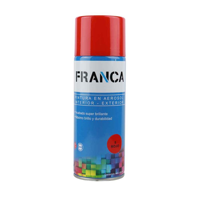 Aerosol FRANCA Rojo 400ml F5