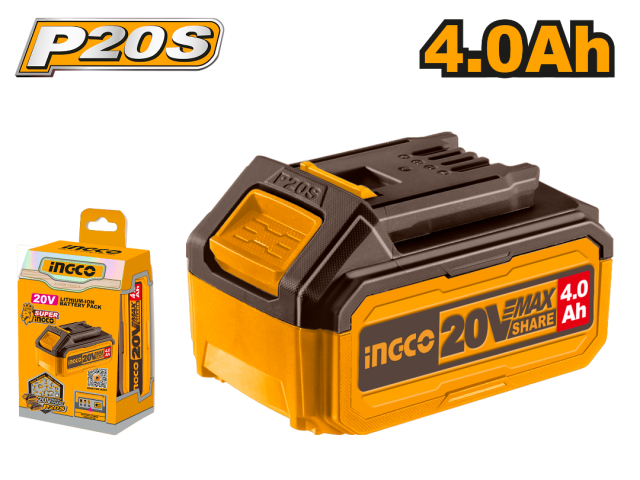 Bateria 4 AH LITIO 20V P20S INGCO FBLI2002