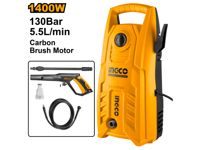 Hidrolavadora 130 BAR 1400W HPWR14008 5.5L/MIN INGCO NG176