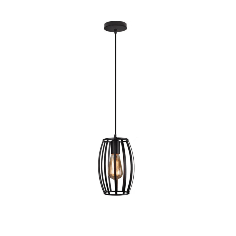 COLGANTE DECORATIVO BARRIL - NEGRO - LUX101