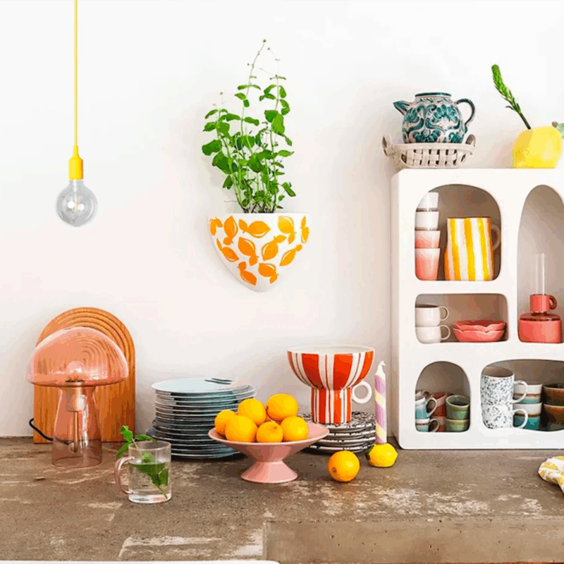COLGANTE DECORATIVO COLORFUL - AMARILLO - LUX102