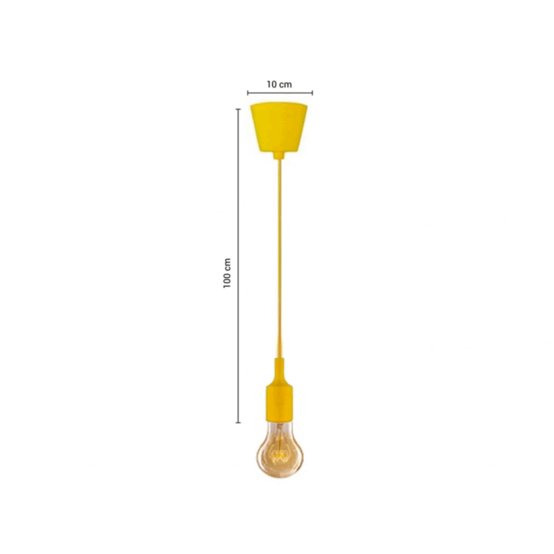 COLGANTE DECORATIVO COLORFUL - AMARILLO - LUX102