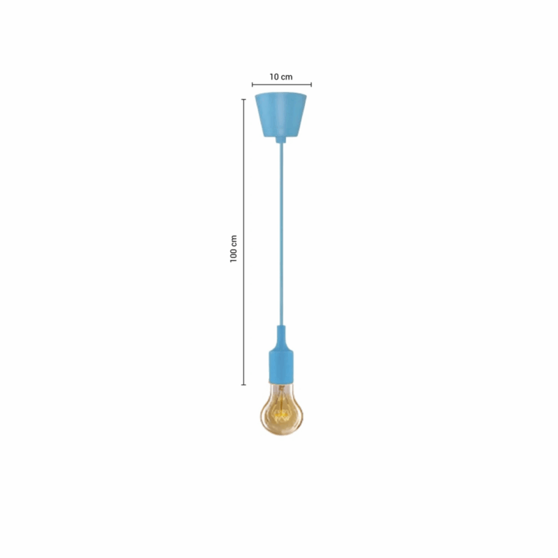 COLGANTE DECORATIVO COLORFUL - AZUL - LUX103