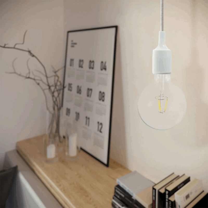 COLGANTE DECORATIVO COLORFUL - BLANCO - LUX104