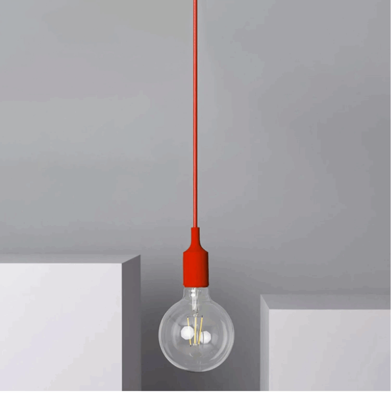 ARTEFACTO COLGANTE DECORATIVO COLORFUL - ROJO - LUX107 - Imagen 2