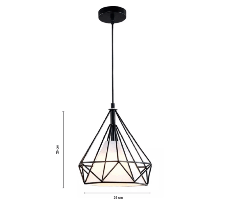 COLGANTE DECORATIVO EUCLIDES SMALL - BLANCO - LUX109
