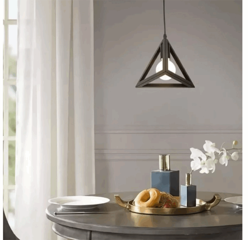 COLGANTE DECORATIVO PYRAMID - NEGRO - LUX110