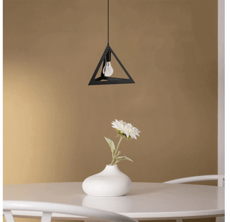COLGANTE DECORATIVO PYRAMID - NEGRO - LUX110