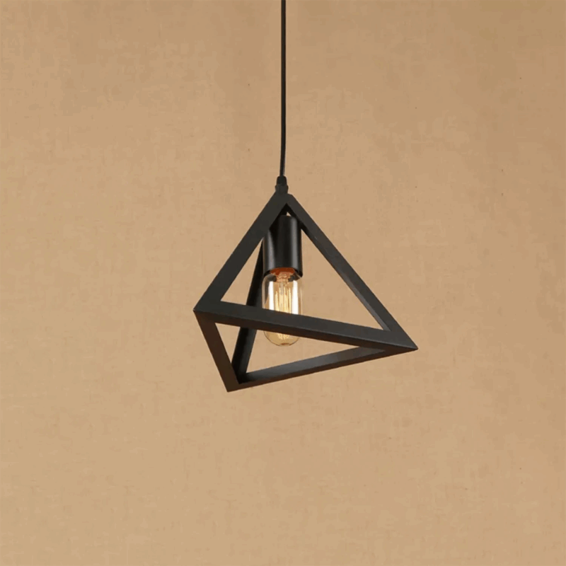 COLGANTE DECORATIVO PYRAMID - NEGRO - LUX110
