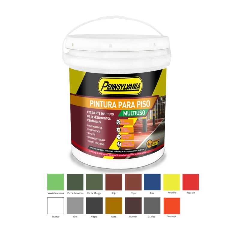 Pintura De Piso 1k AMARILLO