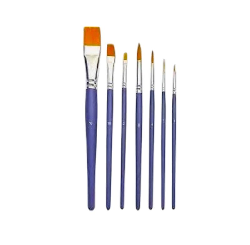 Pincel chato p/ artesanias Filetear X UNIDAD PCAU