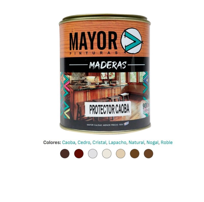 Protector MAYOR Caoba H2O ** AL AGUA ** 900 ml 25900CAO