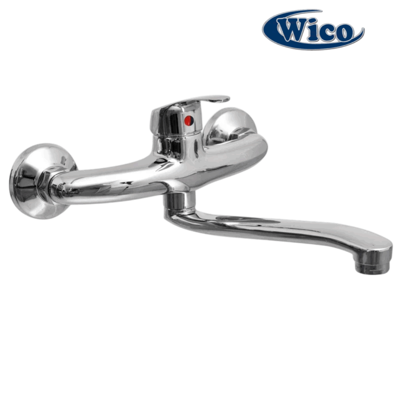 Monocomando Pared COCINA Pico BAJO 20cm / 35MM 50528 WICO