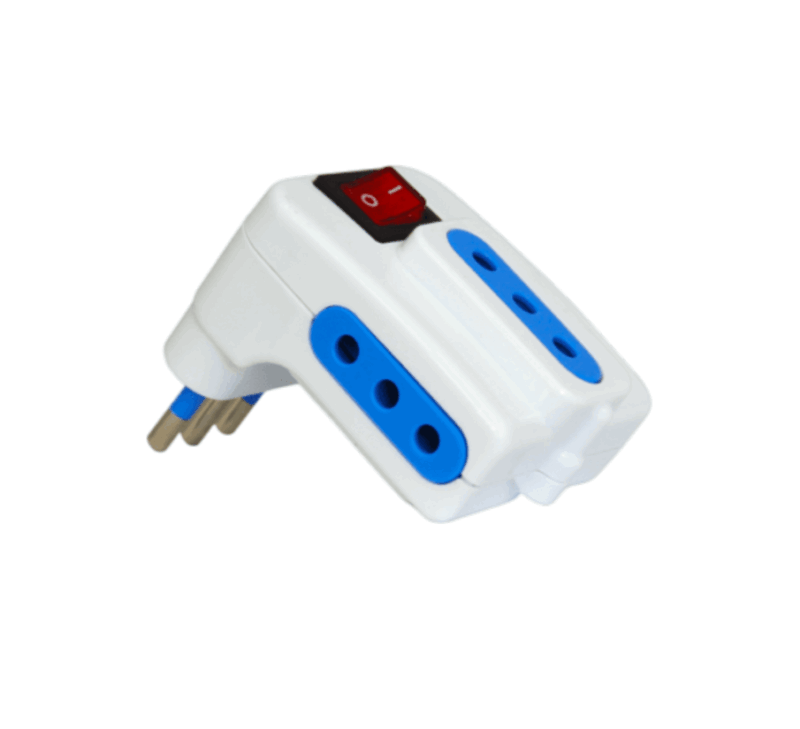Adaptador Modular con llave a 3 Modulares 1048