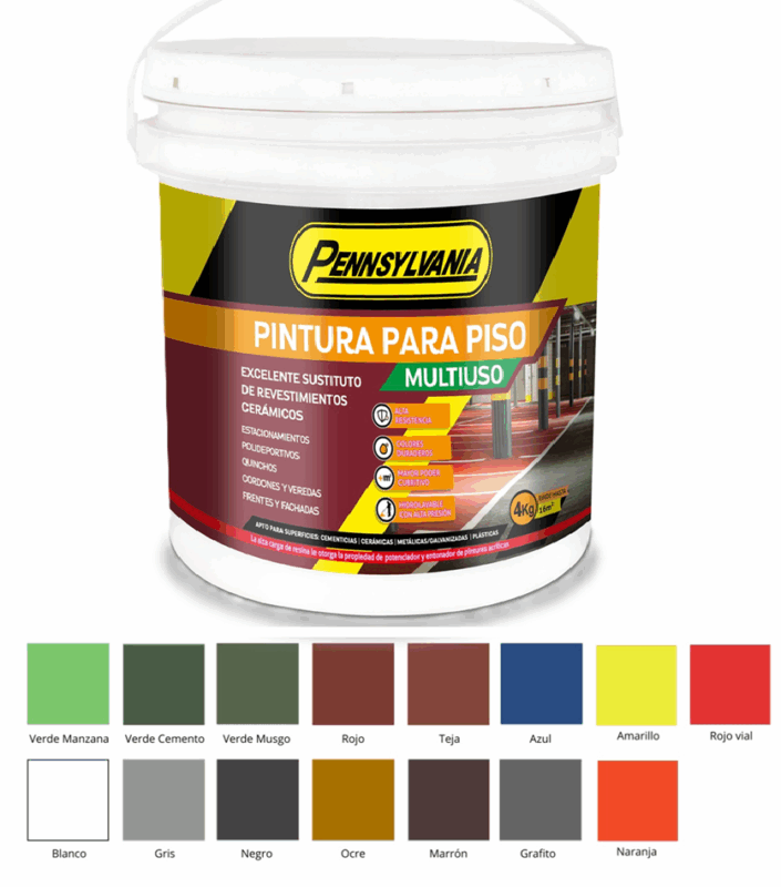 Pintura de pisos CANADIAN 20k NEGRA 20KN
